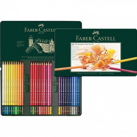 Chì Màu Polychromos, Hộp Thiếc 60 Màu